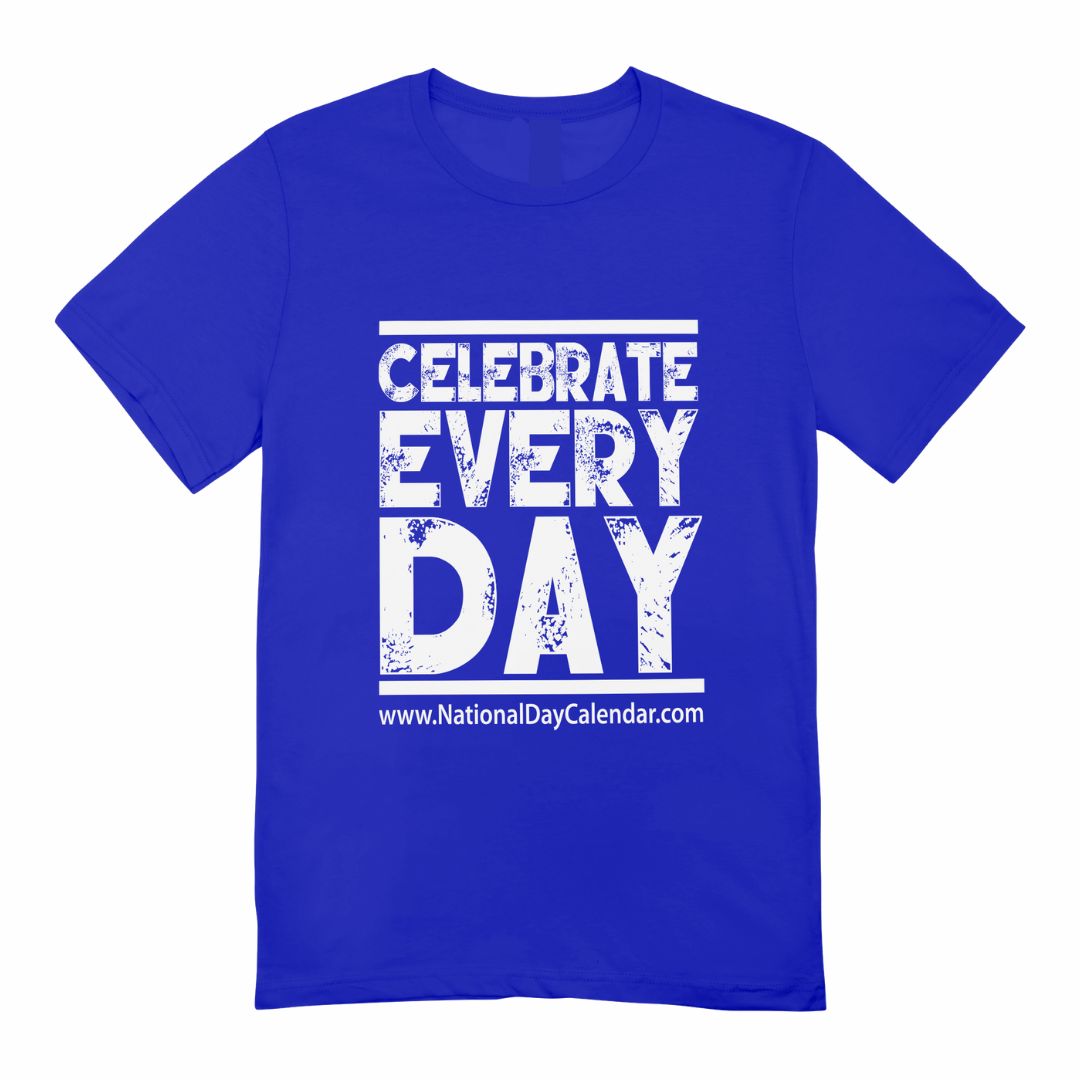 Deep Royal Blue Celebrate Every Day T-Shirt