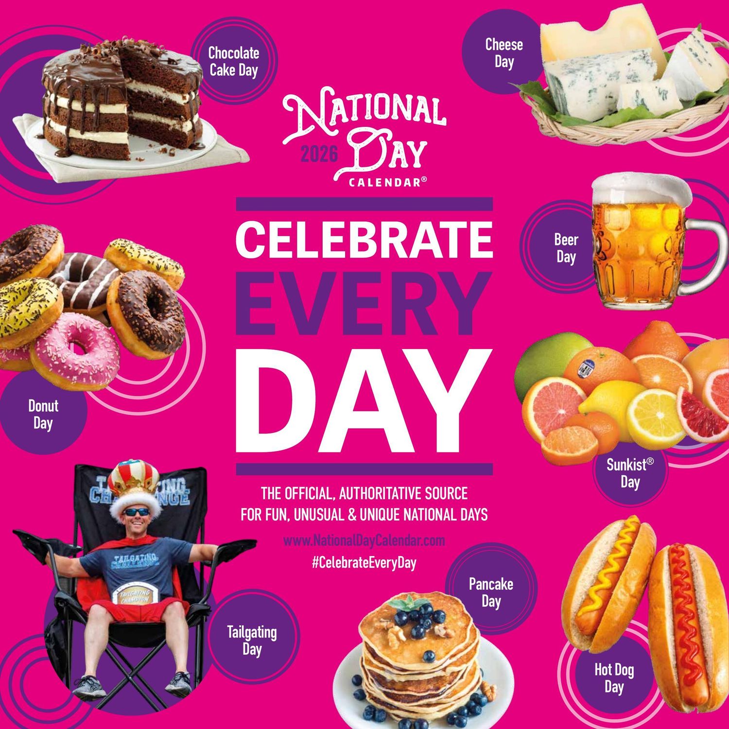 2026 National Day Wall &amp; Box Calendar® Combo – Preorder Now &amp; Get the 2025 Set FREE! 🎉