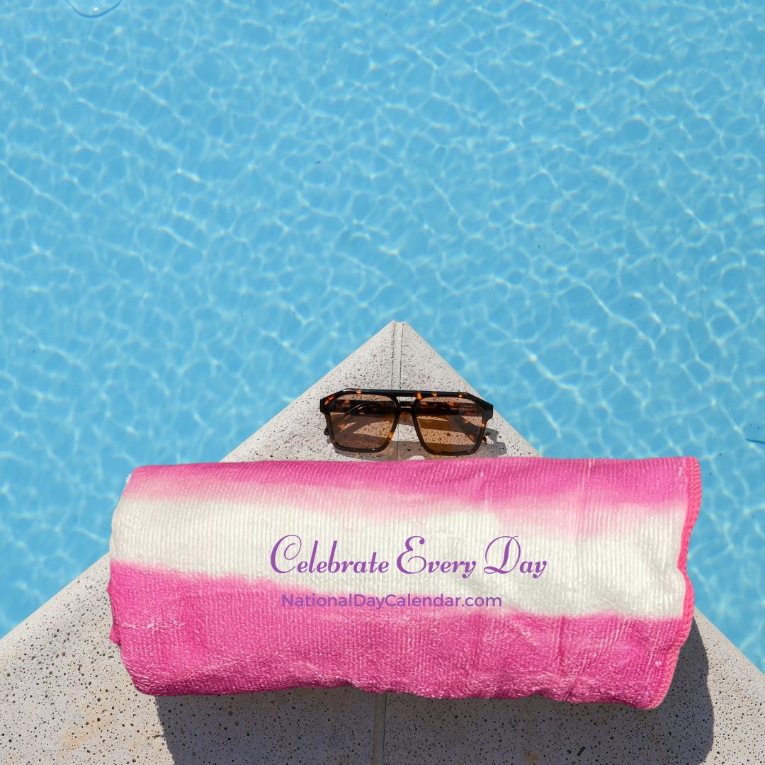 Beach Towel - Pink &amp; White