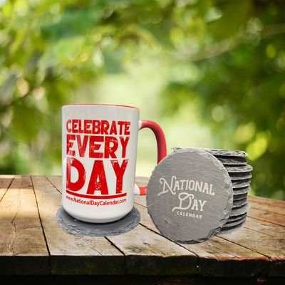 Engraved Premium Slate Coasters - Set of 4