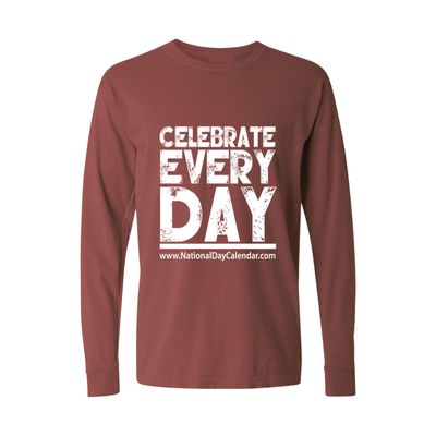 Brick Celebrate Every Day Long Sleeve Shirt Brick Celebrate Every Day Long Sleeve Shirt