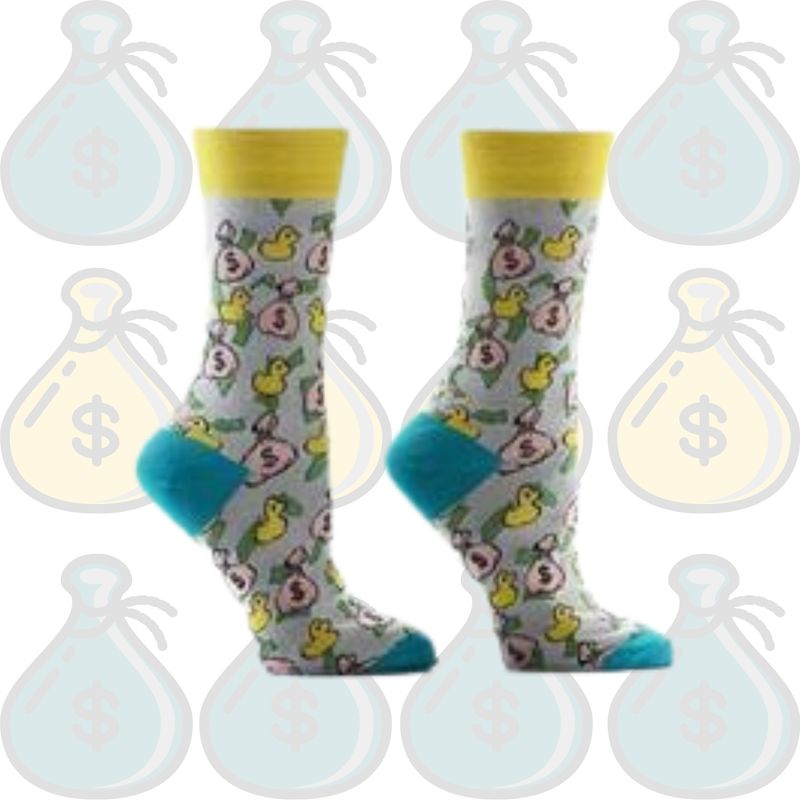 Women&#39;s Lucky Duck Crew Socks