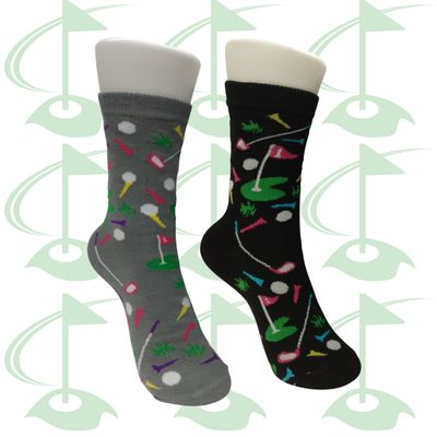 Women&#39;s Golf Crew Socks - 2 Colors