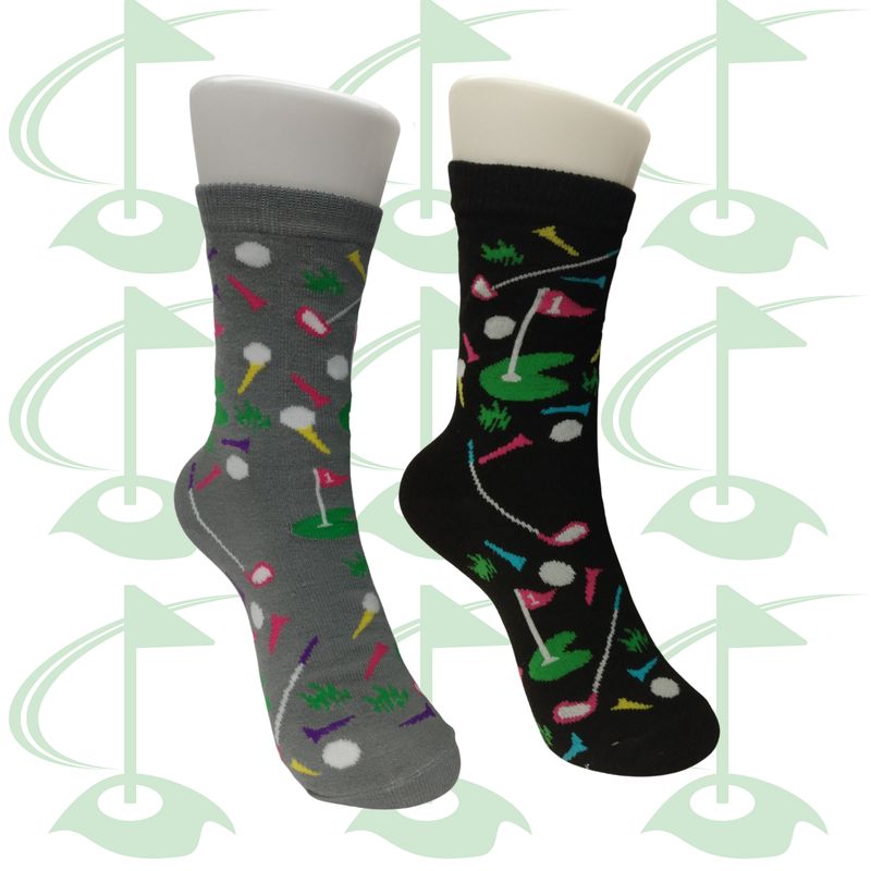 Women&#39;s Golf Crew Socks - 2 Colors
