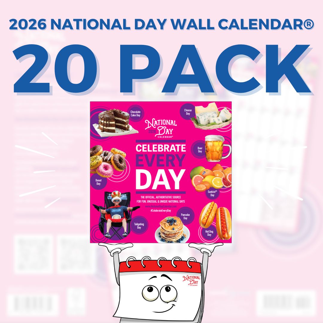 20 pack - ​2026 National Day Wall Calendar