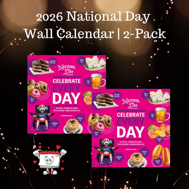 Two Pack: 2026 National Day Wall Calendar - Double the Fun