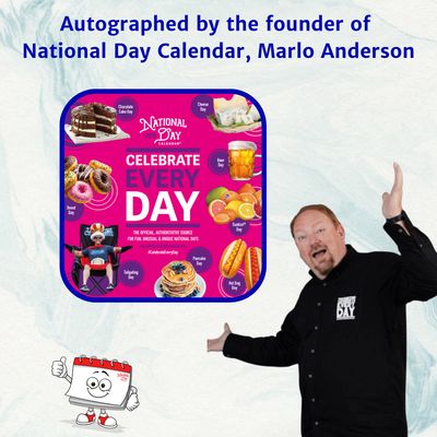 2026 National Day Calendar – Limited Signed Edition by Marlo Anderson 2026 National Day Calendar – Limited Signed Edition by Marlo Anderson