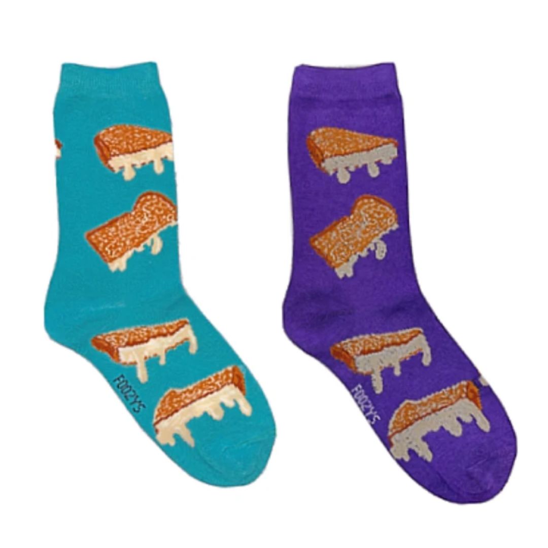 Women&#39;s Grilled Cheese Crew Socks - 2 Colors
