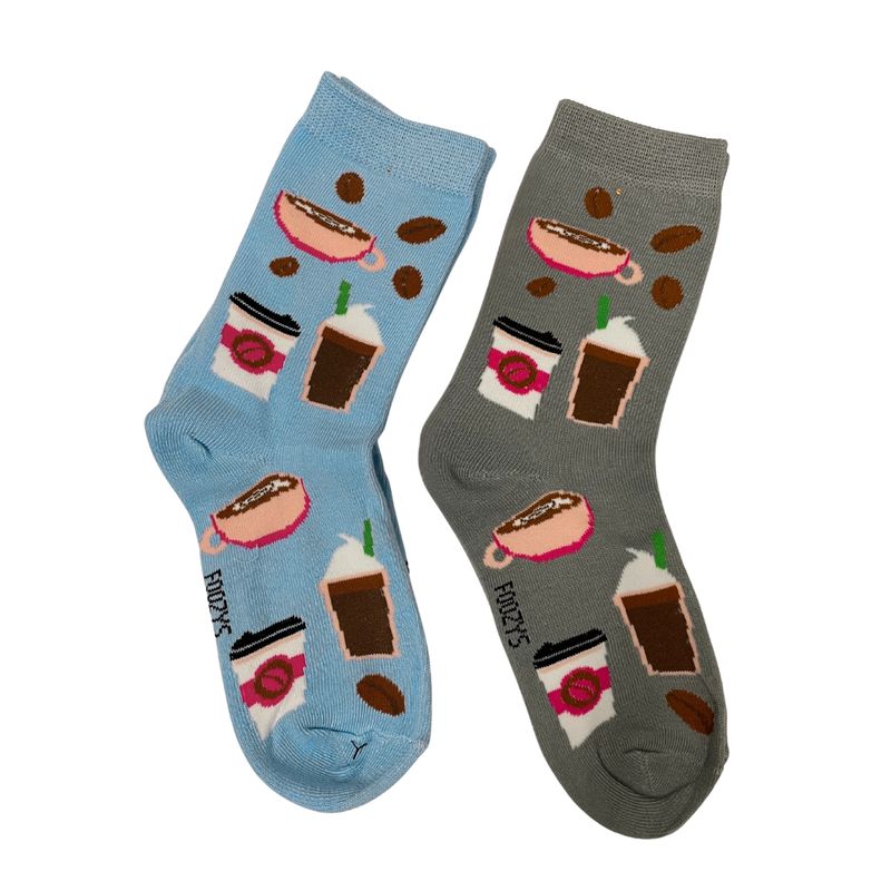 Women&#39;s Hot &amp; Cold Coffee Crew Socks - 2 Colors