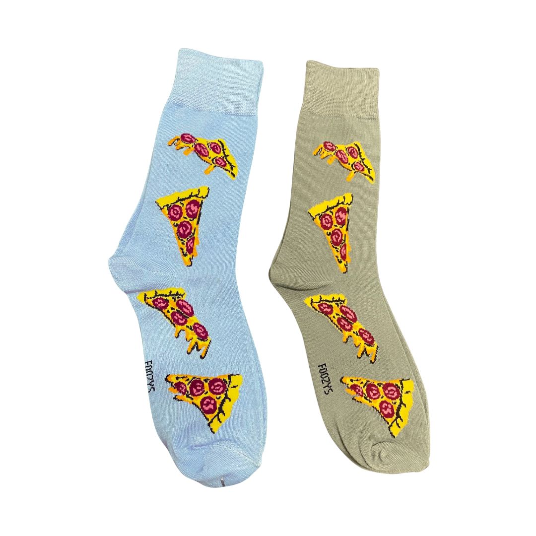 Men&#39;s Pizza Slice Crew Socks – A Slice of Style for Your Feet!