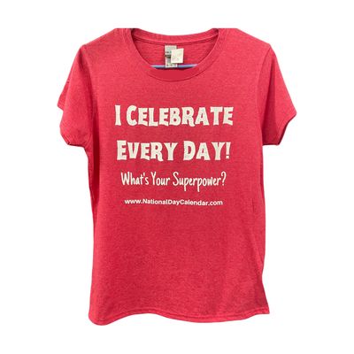 Ladies Heather Red What&#39;s Your Superpower T-Shirt