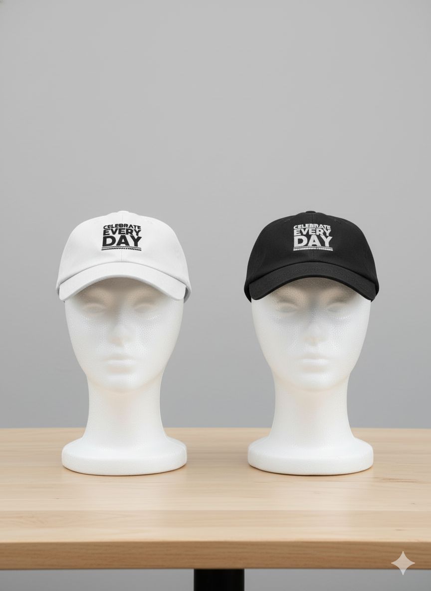 🧢 &quot;Celebrate Every Day&quot; Baseball Cap - Available in 2 Colors!