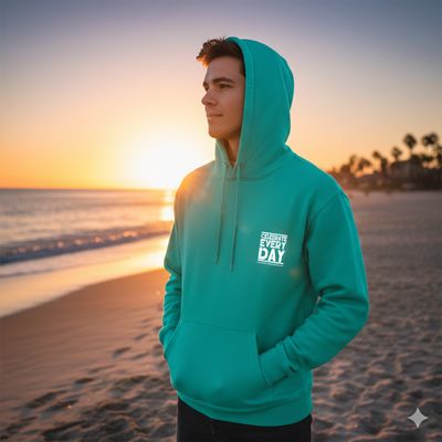 Aqua Celebrate Every Day Hoodie - UNISEX