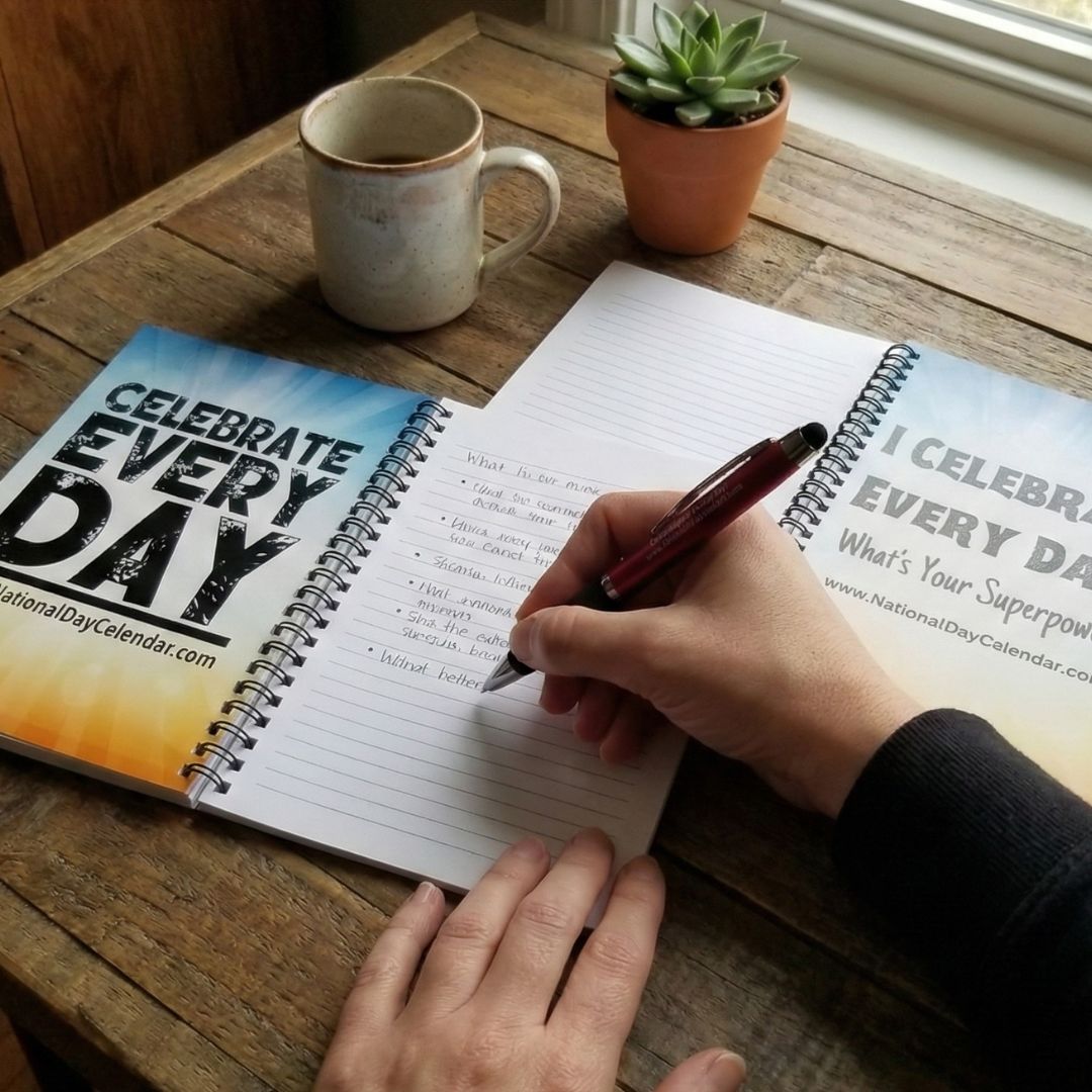 “Celebrate Every Day®” Notebook &amp; Illuminating Pen Set