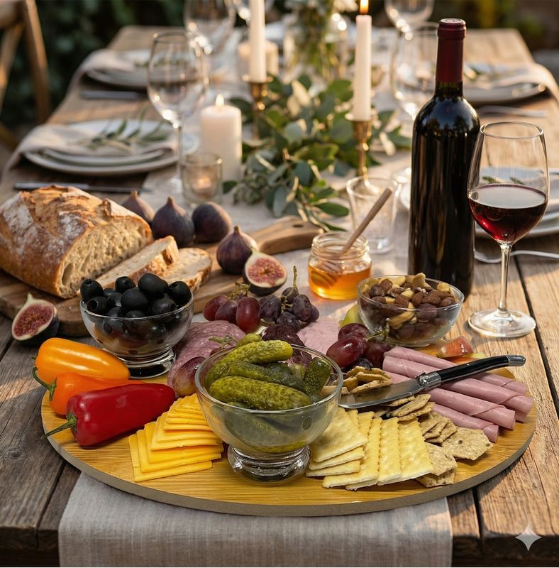 Oval Wooden Charcuterie Cutting Board - Dynamic