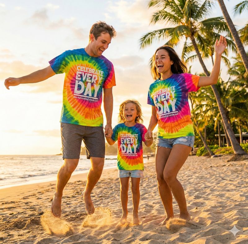 &#39;Celebrate Every Day&#39; Tie-Dye Edition – Wear Your Positivity