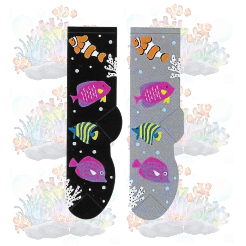 Women's Tropical Fish Crew Socks