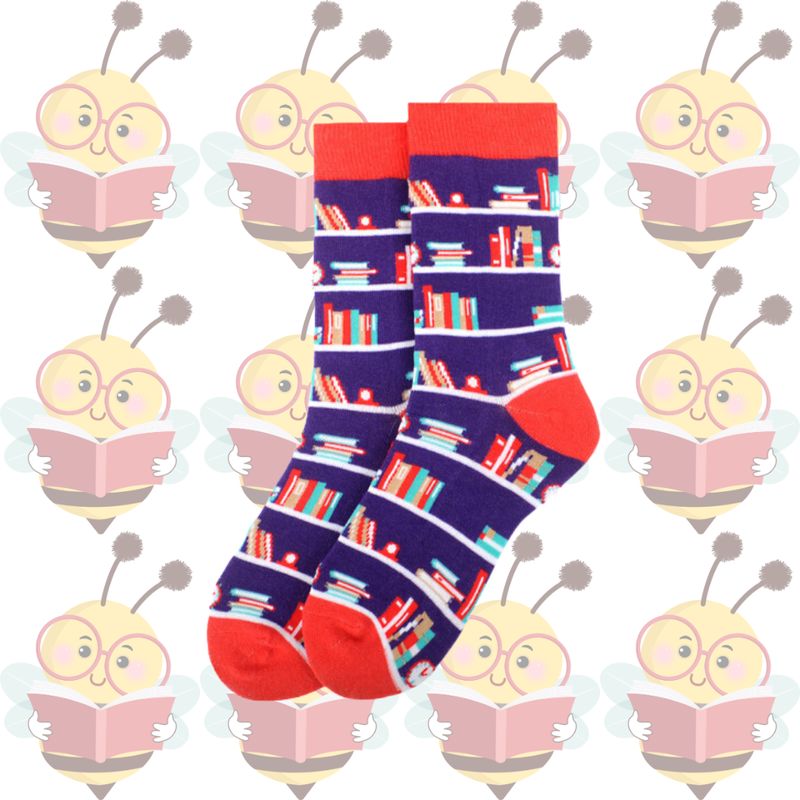 Women's Book Lover Crew Socks