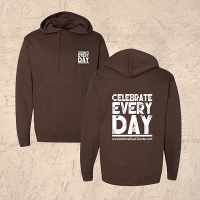 Celebrate Chocolate Brown Hoodie