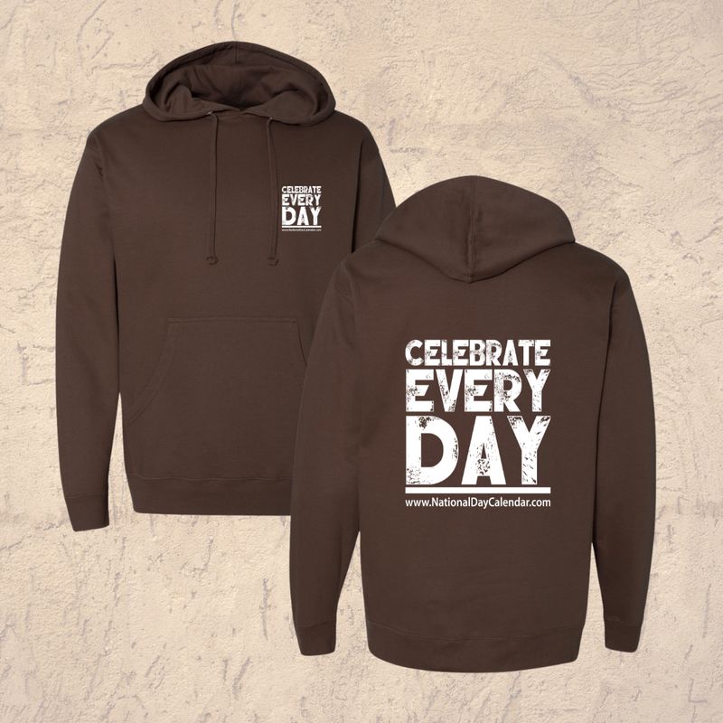 Celebrate Chocolate Brown Hoodie