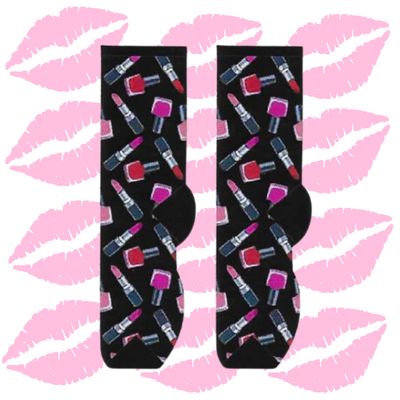 Women's Lipstick Crew Socks