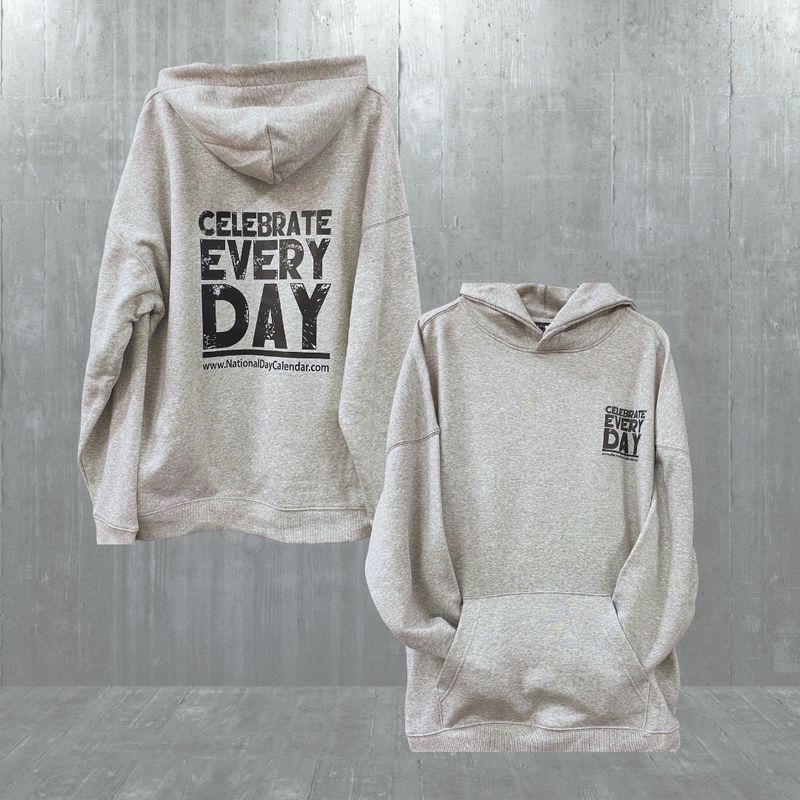 Celebrate Every Day Light Grey Hoodies