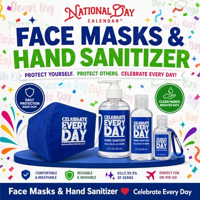 Celebrate Every Day Face Masks &amp; Hand Sanitizer