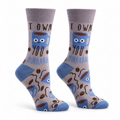 Women's I Own You A'Latte Crew Socks