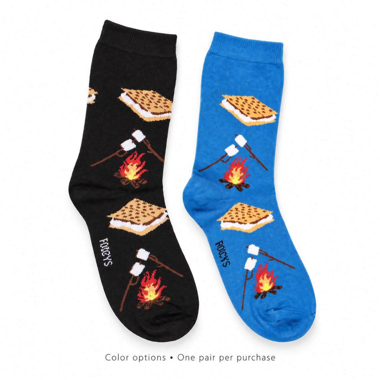 Women's S'more Crew Socks - 2 Colors