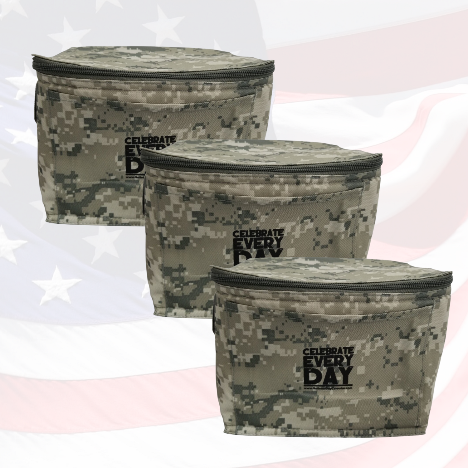 Keep It Cool &amp; Celebrate Every Day with Our Camo Lunch Cooler Bag