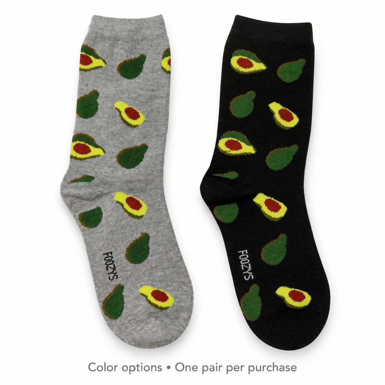 Women's Avocado Crew Socks - 2 Colors