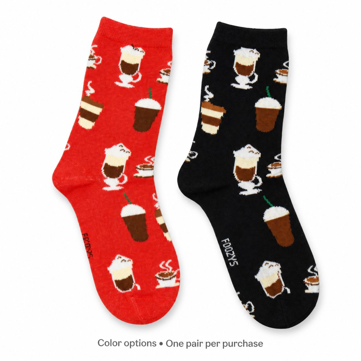 Women's Coffee Delight Crew Socks - 2 Colors