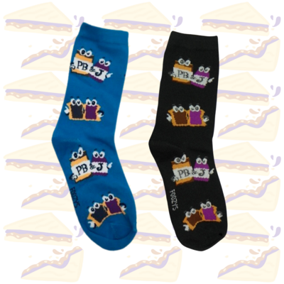 Women's PB &amp; J Crew Socks - 2 Colors