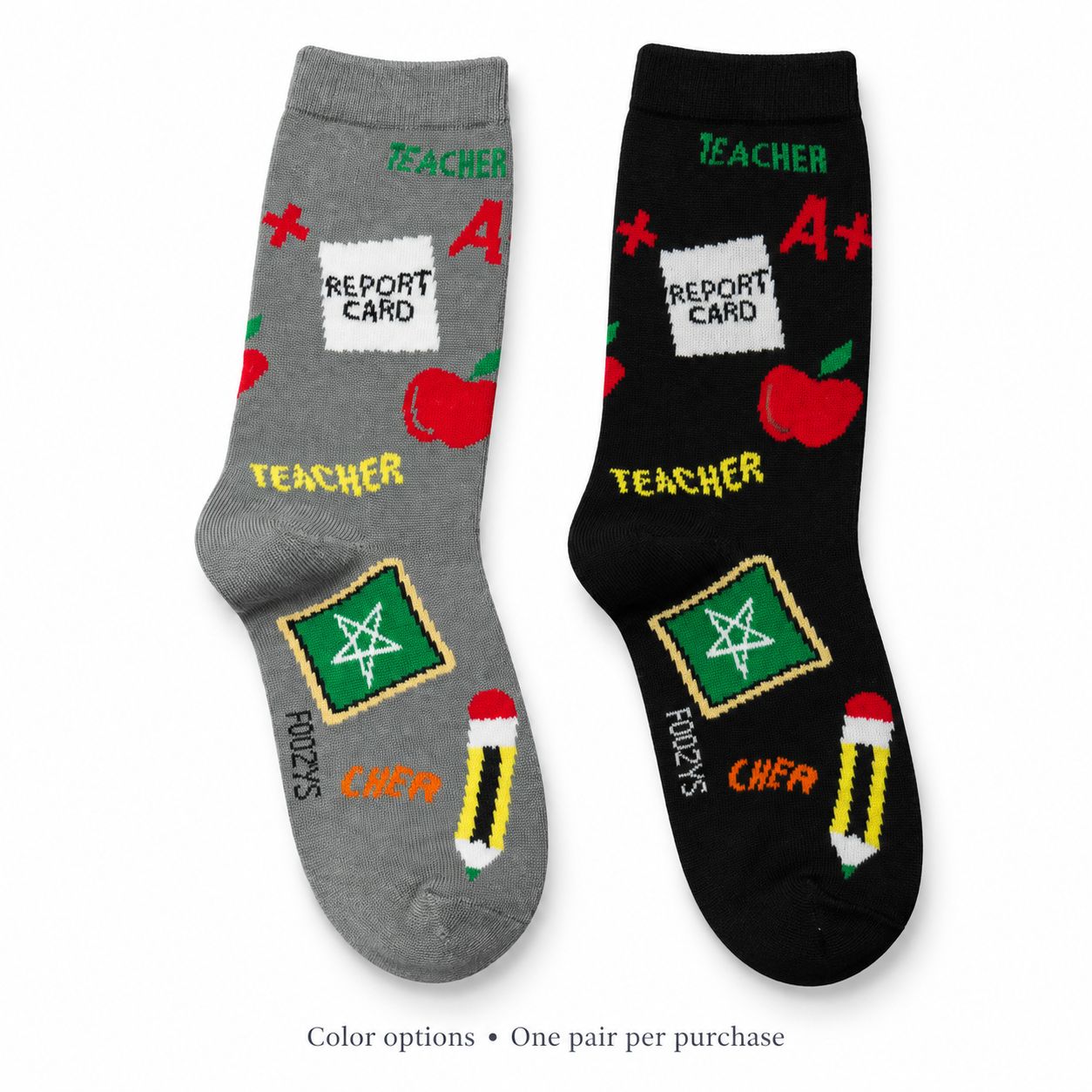Women's Teacher Appreciation Crew Socks - 2 Colors