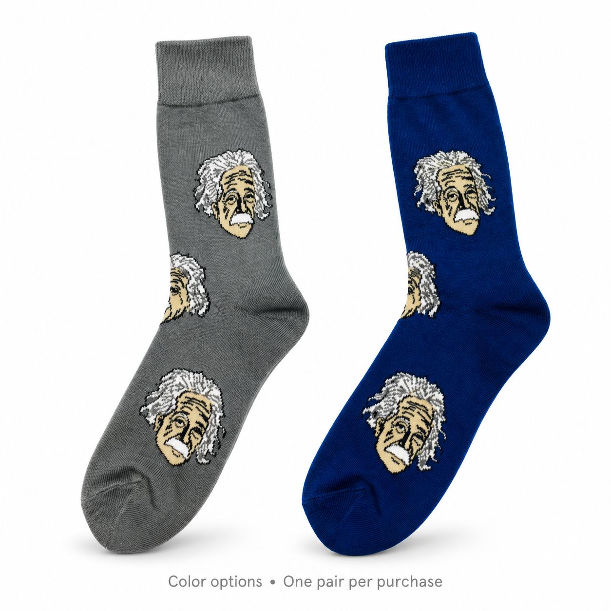 Men's Einstein Crew Socks - 2 Colors