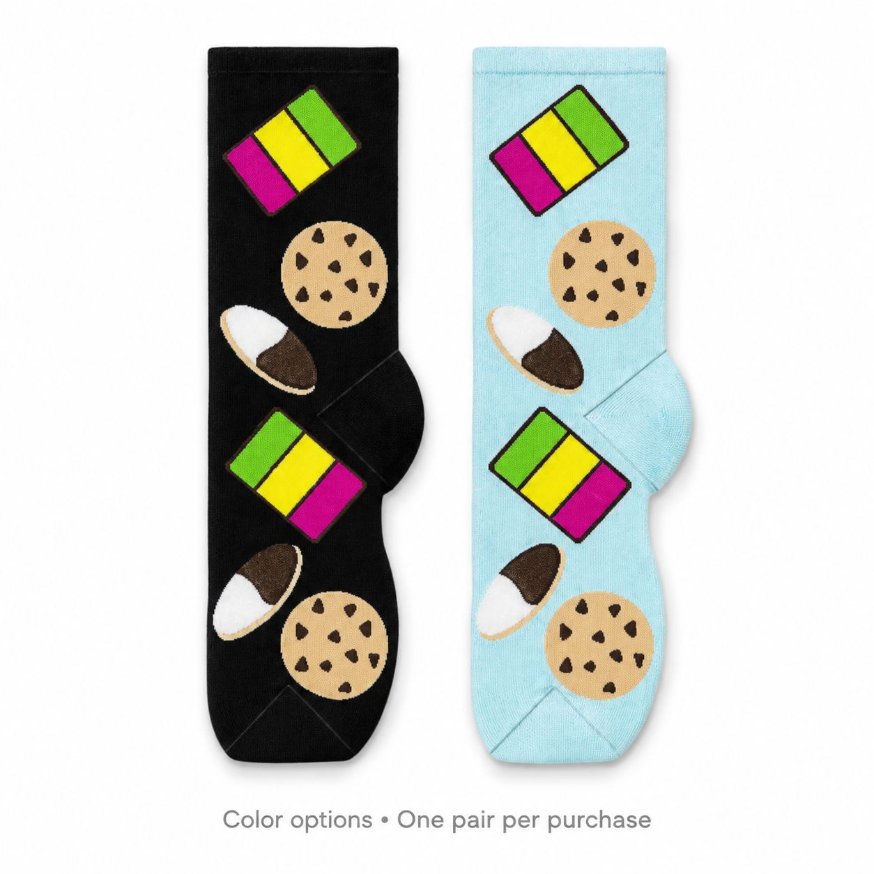 Women's Cookie Crew Socks - 2 Colors