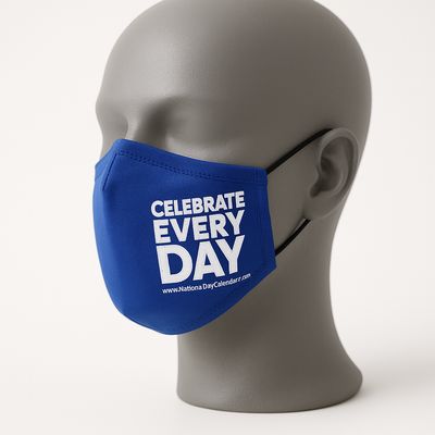 Blue Celebrate Every Day® Face Mask – 2-Ply Cotton, Reusable