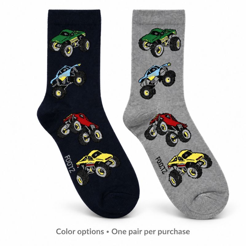 Men's Pick-Up Truck Crew Socks - 2 Colors