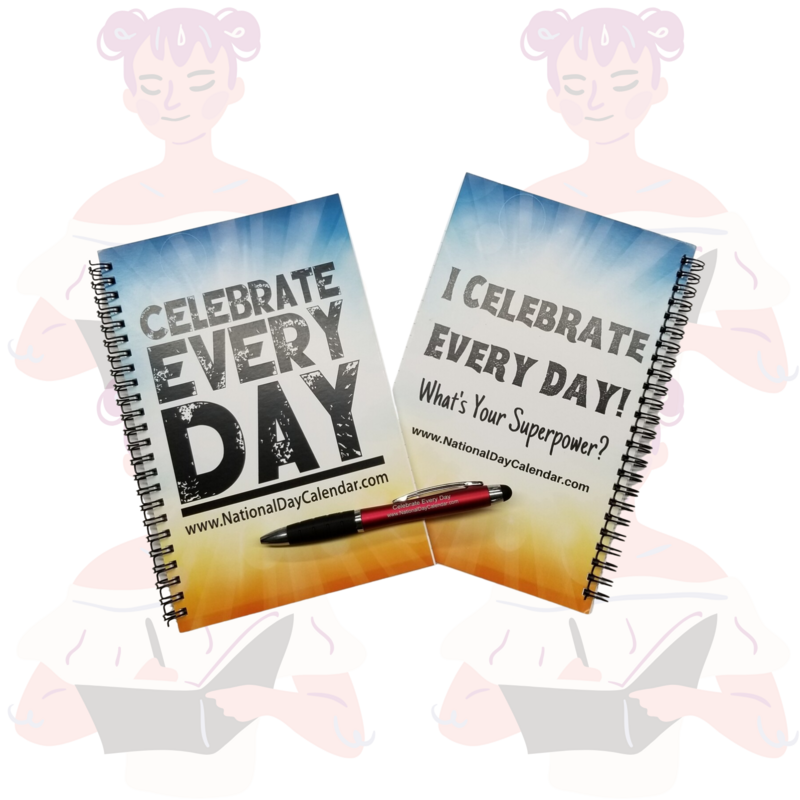 Celebrate Every Day® Spiral Notebook &amp; Light-Up Pen 2-Pack Combo (5.5"x8.5")