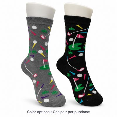 Women's Golf Crew Socks - 2 Colors
