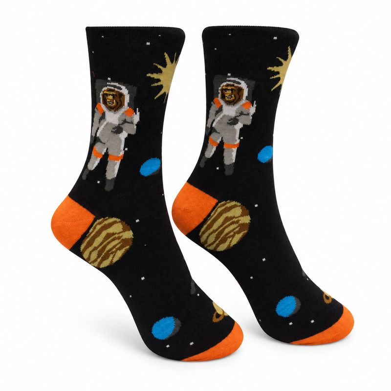 Men's Space Monkey Crew Socks