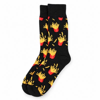Men's French Fries Crew Socks