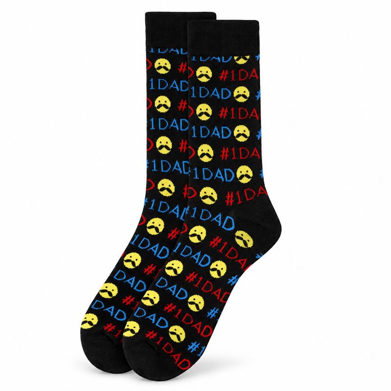 Men's #1 Dad Crew Socks