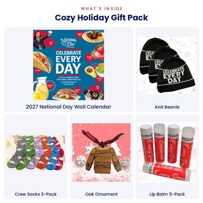 Ultimate Holiday Surprise – Cozy Edition | 2027 Celebrate Every Day® Gift Pack #2