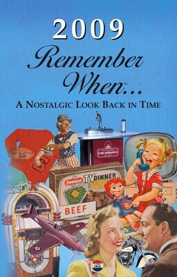 Remember When Booklet - Years available from 1960 - 2009