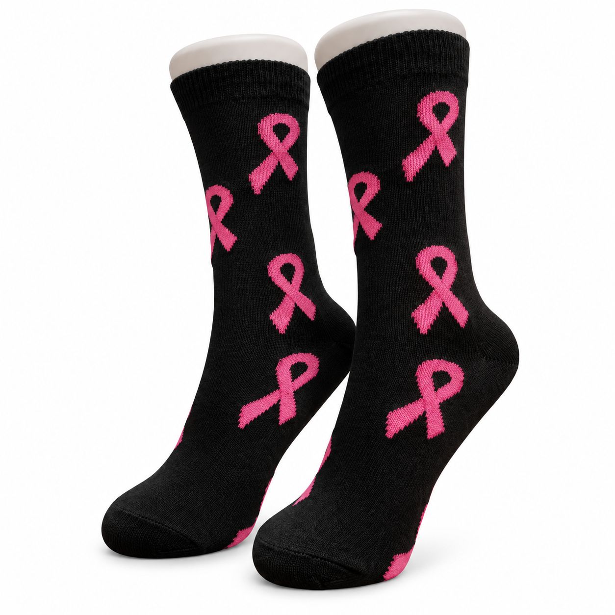 Women's Breast Cancer Awareness Crew Socks - Style 5