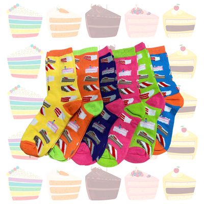 Women's Cake Crew Socks - 3 PACK