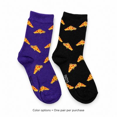 Women's Pizza Slice Crew Socks - 2 Colors