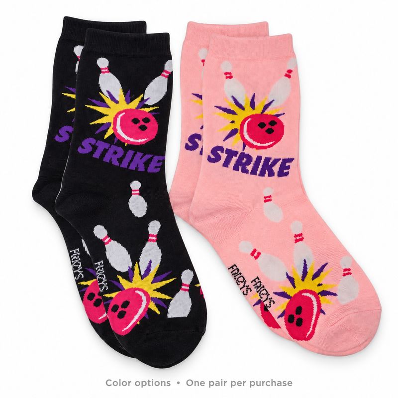Women's Bowling Crew Socks - 2 Colors