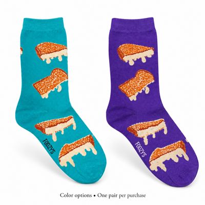Women's Grilled Cheese Crew Socks - 2 Colors